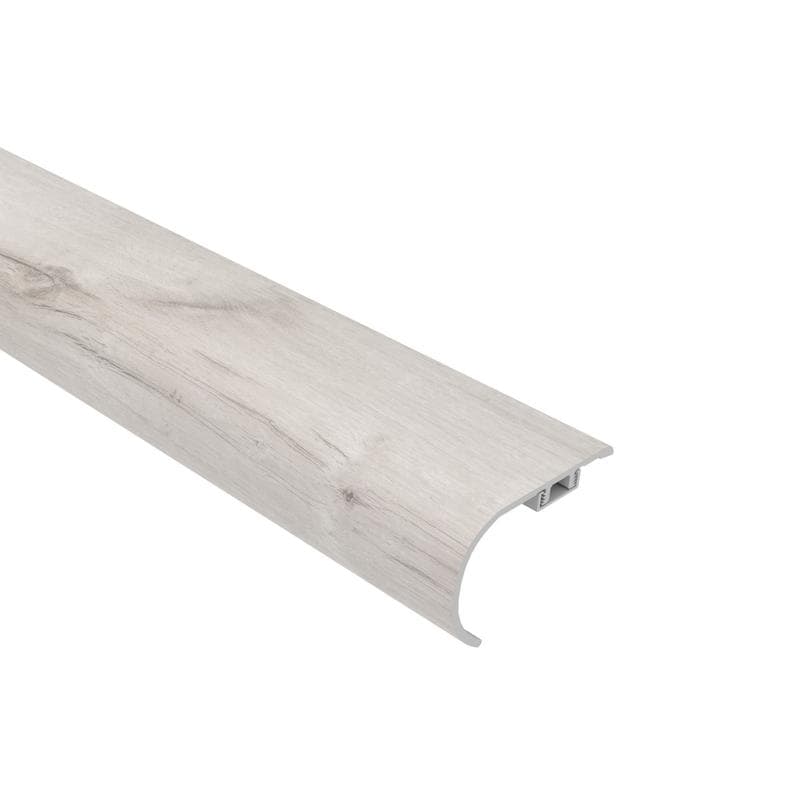 White Aspen Cali Vinyl Stair Nosing Overlap - Image 1