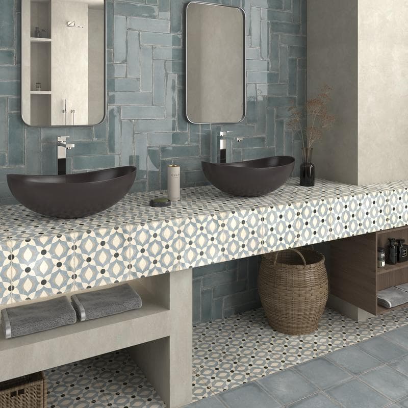 Atlantique Nantes Bleu 8x8 Field Tile - Image 2