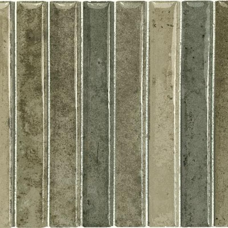 Kit-Kat Mosaic Musgo Glossy 4.5x9 Field Tile - Image 1