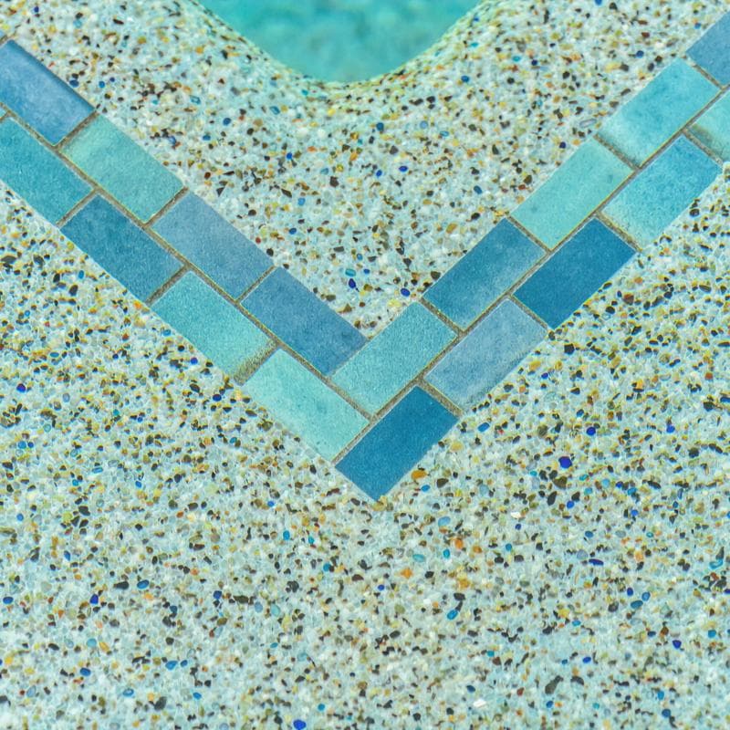 Aquabella Beachfront Malibu 2x2 Porcelain Mosaic 12"x12" Pool Tile - Image 3