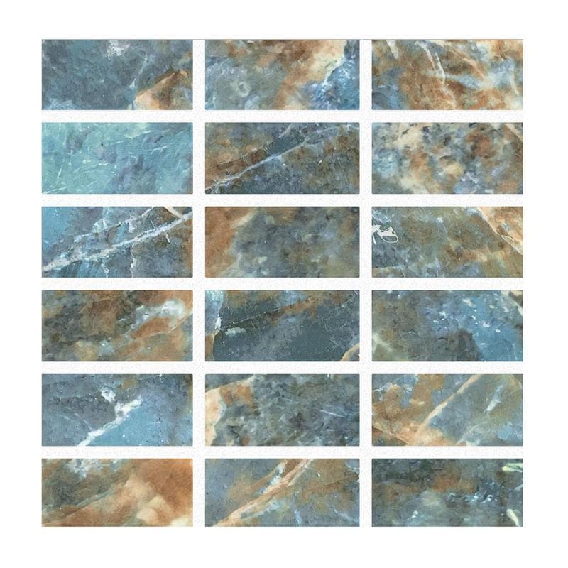 Aquabella Himalaya Tibet 6x6 Porcelain Bullnose Pool Tile - Image 2