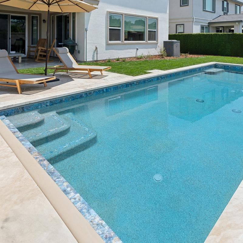 Aquabella Himalaya Tibet 6x6 Porcelain Bullnose Pool Tile - Image 7