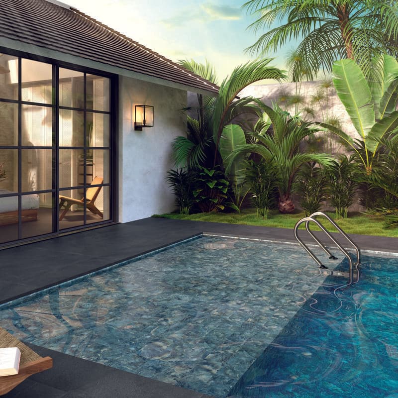 Aquabella Himalaya Tibet 6x6 Porcelain Bullnose Pool Tile - Image 15