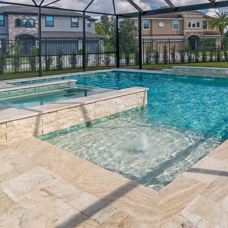 Aquabella Himalaya Katmandu 6x6 Porcelain Bullnose Pool Tile - Image 11