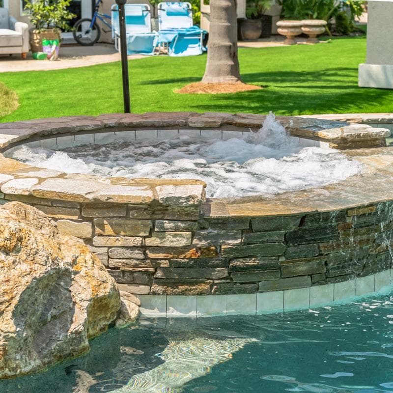 Aquabella Himalaya Everest 6x6 Porcelain Bullnose Pool Tile - Image 4