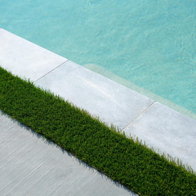 Aquabella Tivoli White 6x24 Porcelain 12"x12" Pool Tile - Image 9