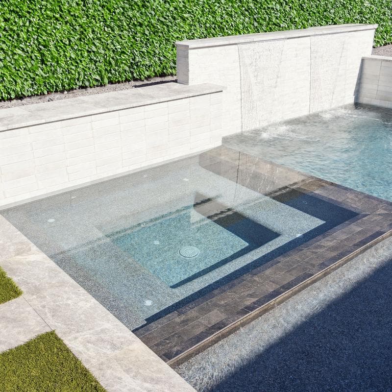 Aquabella Tivoli White 6x24 Porcelain 12"x12" Pool Tile - Image 18