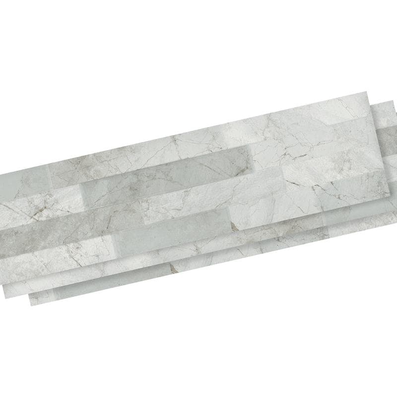 Aquabella Tivoli White 6x24 Porcelain 12"x12" Pool Tile - Image 19