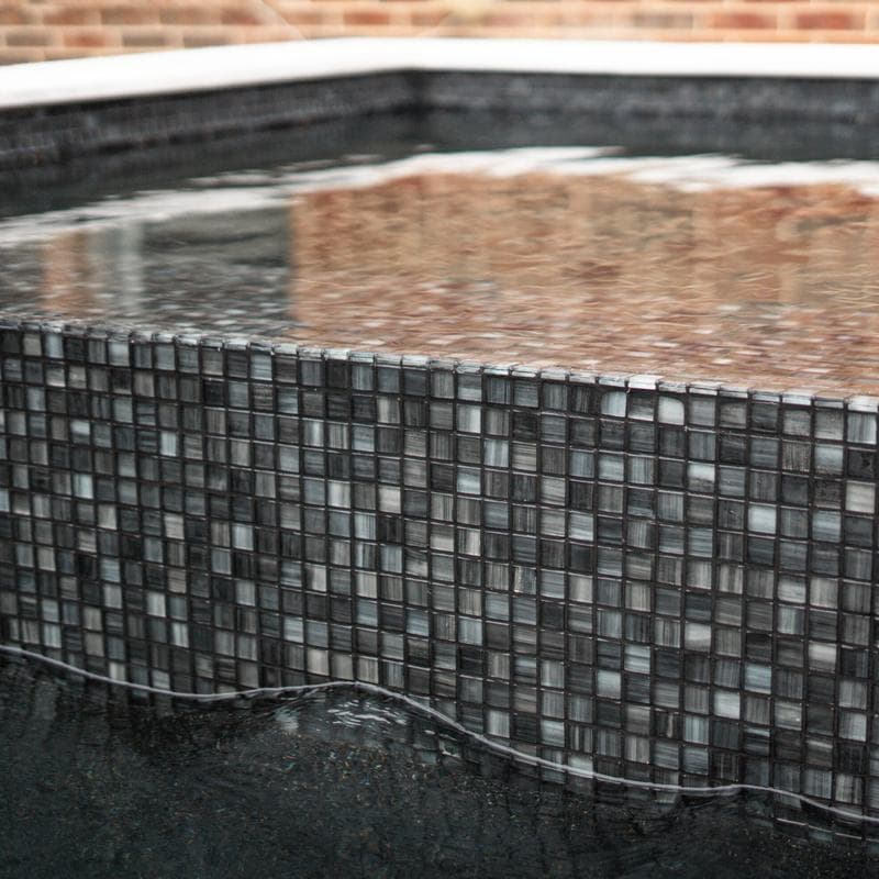 Aquabella Tivoli White 6x24 Porcelain 12"x12" Pool Tile - Image 22