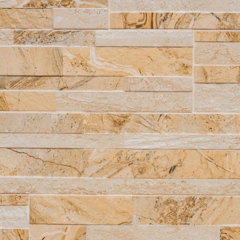 Aquabella Petra Beige 6x24 Porcelain 12"x12" Pool Tile - Image 6