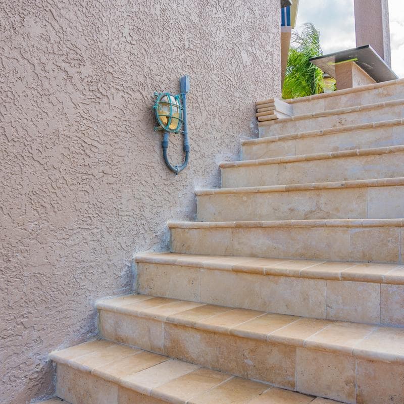 Aquabella Petra Beige 6x24 Porcelain 12"x12" Pool Tile - Image 10