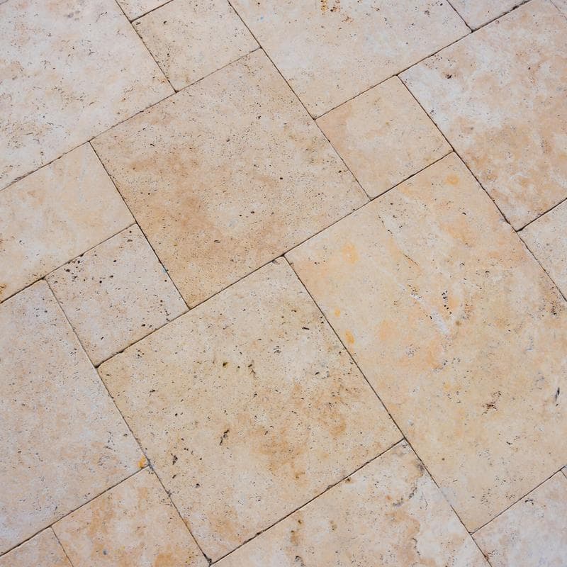 Aquabella Petra Beige 6x24 Porcelain 12"x12" Pool Tile - Image 12