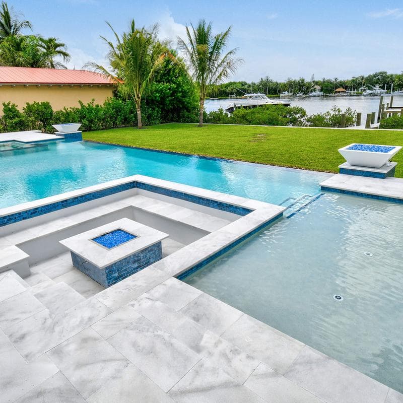 Aquabella Britannia Yorkshire 2x6 Glass Mosaic 12"x12" Pool Tile - Image 11