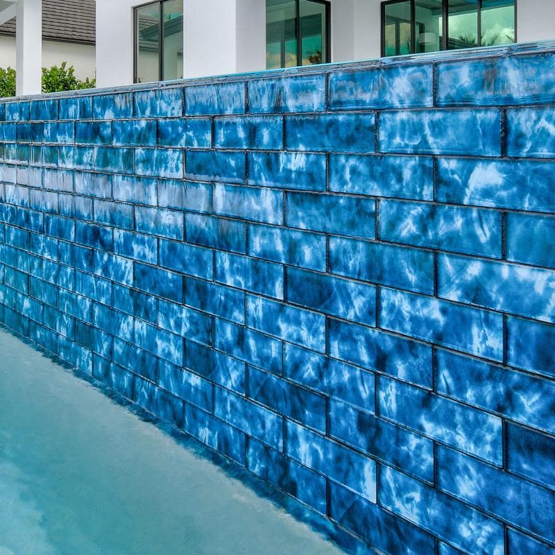 Aquabella Britannia Yorkshire 2x6 Glass Mosaic 12"x12" Pool Tile - Image 16