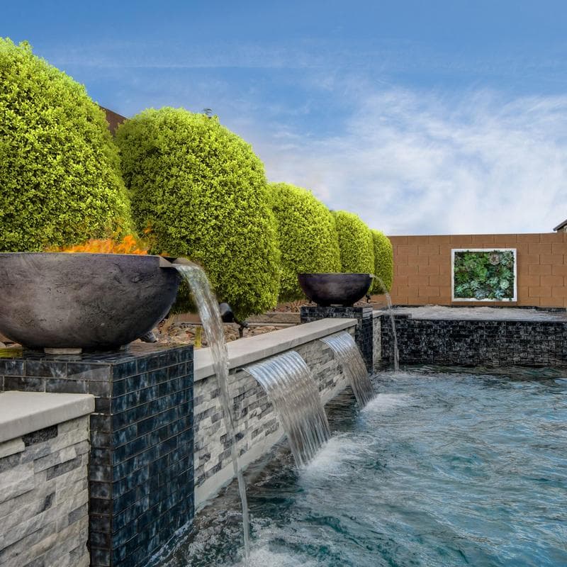 Aquabella Britannia Stonehenge 2x6 Glass Mosaic 12"x12" Pool Tile - Image 4