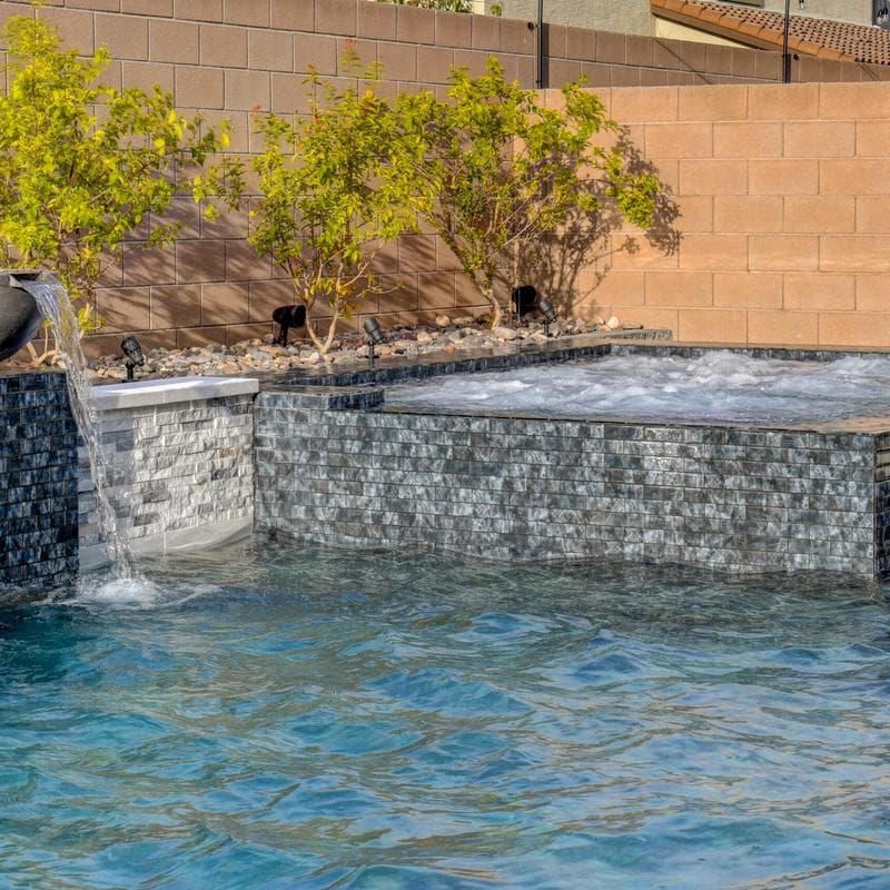 Aquabella Britannia Stonehenge 2x6 Glass Mosaic 12"x12" Pool Tile - Image 8