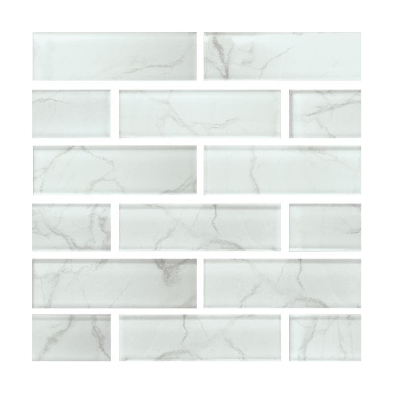 Aquabella Britannia Dover 2x6 Glass Mosaic 12"x12" Pool Tile - Image 1
