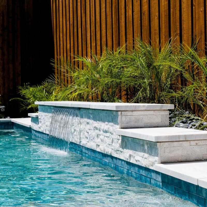 Aquabella Britannia Cathedral 2x6 Glass Mosaic 12"x12" Pool Tile - Image 10