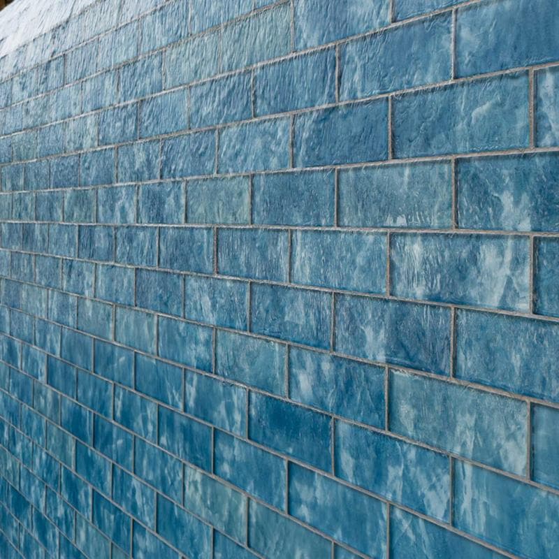 Aquabella Britannia Cathedral 2x6 Glass Mosaic 12"x12" Pool Tile - Image 16