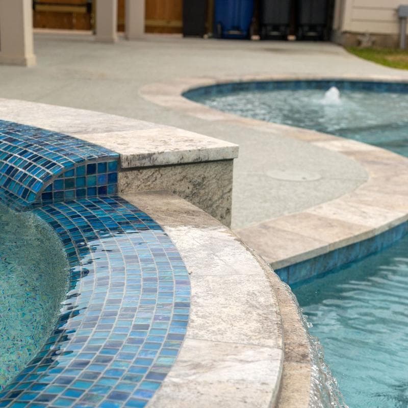 Aquabella Monticello Villanova 6x6 Porcelain Pool Tile - Image 2
