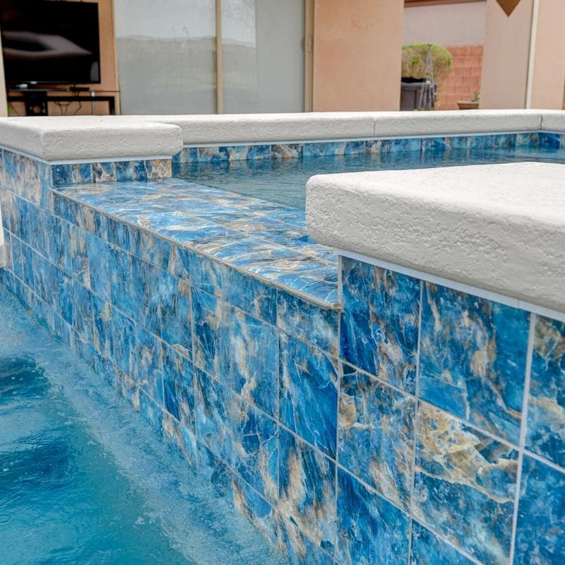 Aquabella Himalaya Tibet 6x6 Porcelain Pool Tile - Image 14