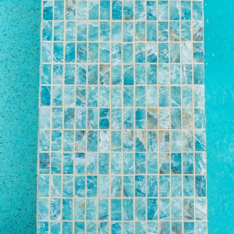 Aquabella Himalaya Katmandu 1x2 Porcelain Mosaic 12"x12" Pool Tile - Image 6