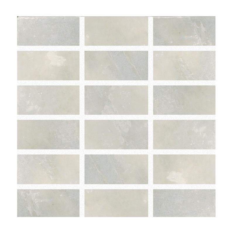 Aquabella Himalaya Everest 1x2 Porcelain Mosaic 12"x12" Pool Tile - Image 1