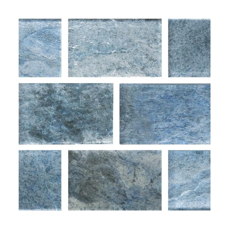 Aquabella Manhattan Union Square 2x3 Glass Mosaic 12"x12" Pool Tile - Image 1