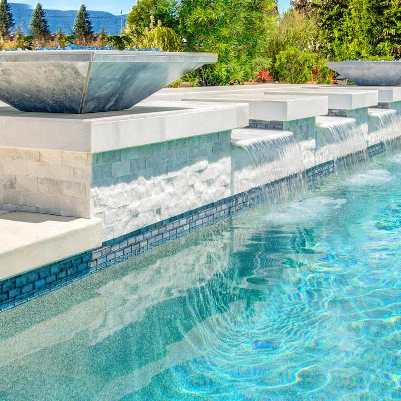 Aquabella Manhattan Union Square 1x2 Glass Mosaic 12"x12" Pool Tile - Image 11