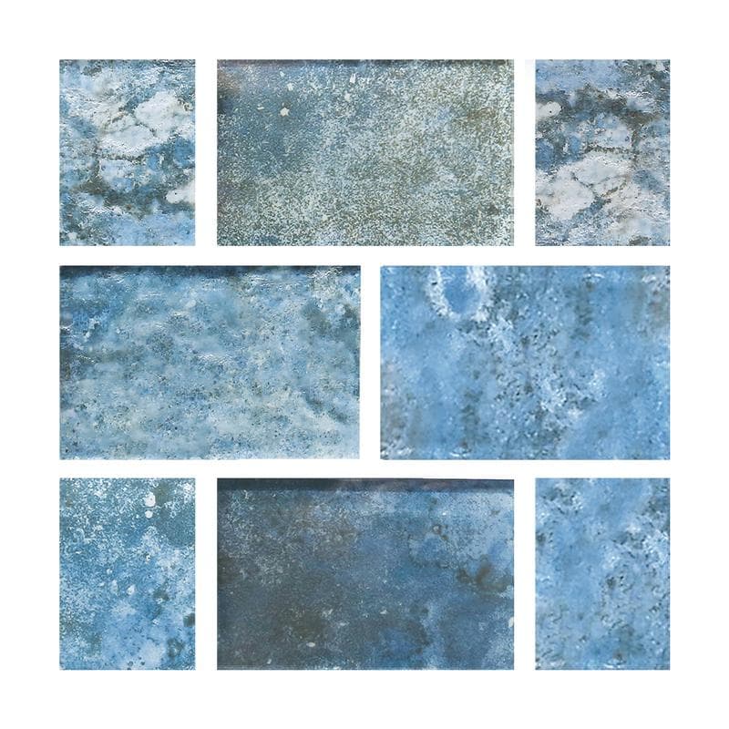 Aquabella Manhattan Grand Central 2x3 Glass Mosaic 12"x12" Pool Tile - Image 1