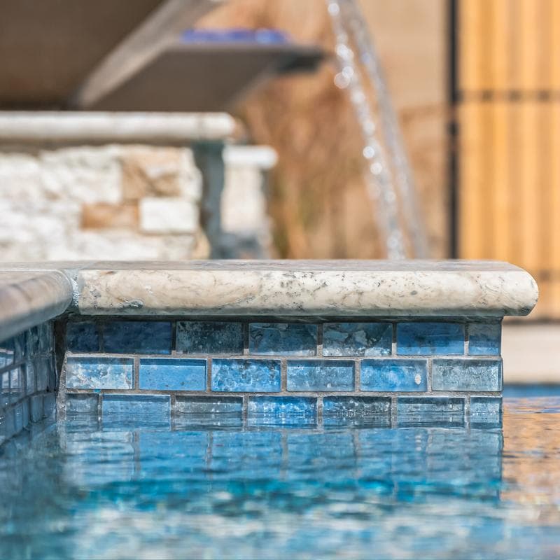 Aquabella Manhattan Grand Central 1x2 Glass Mosaic 12"x12" Pool Tile - Image 9