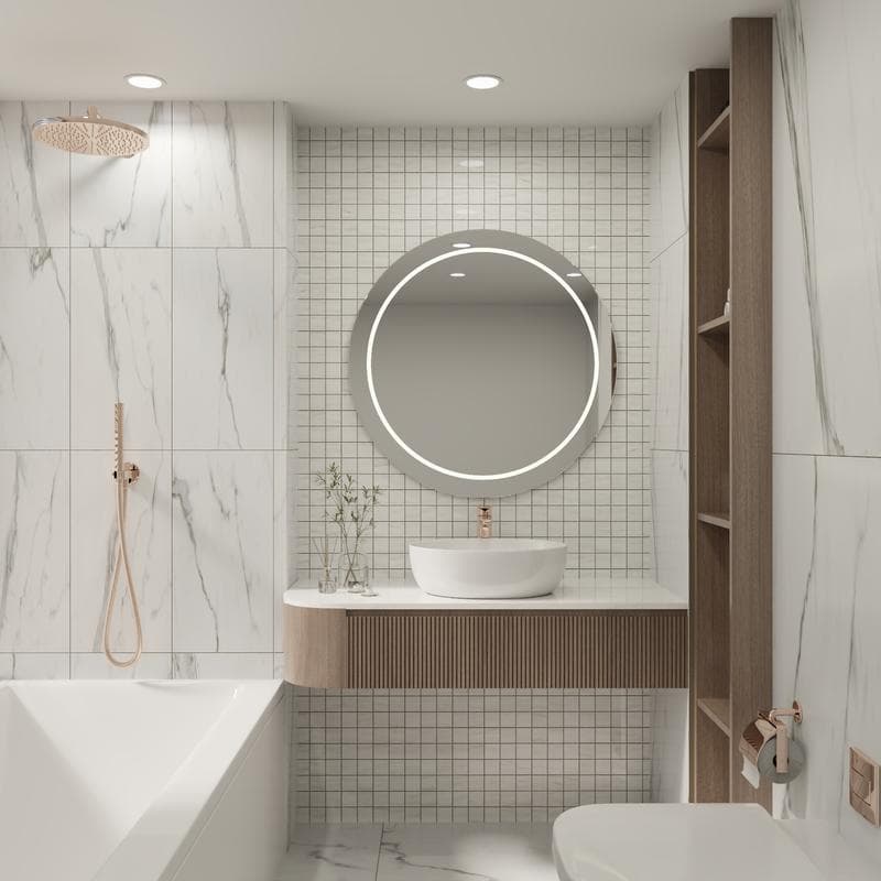 Lassa White Unpolished 12x12 Mosaic - Image 2