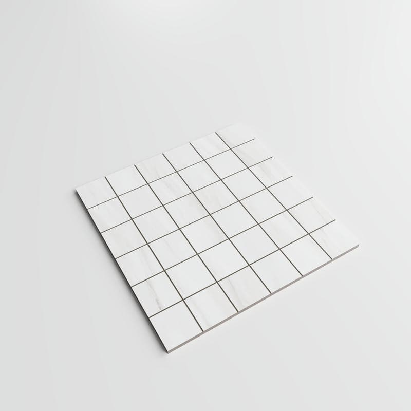 Lassa White Unpolished 12x12 Mosaic - Image 4