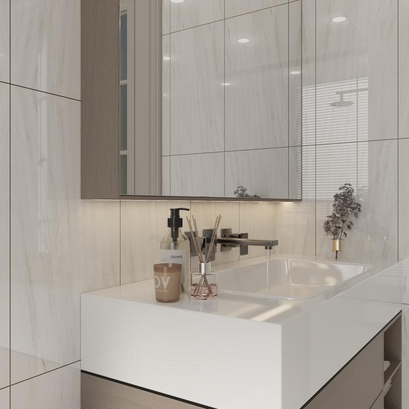 Lassa White Polished 12x24 R - Image 2