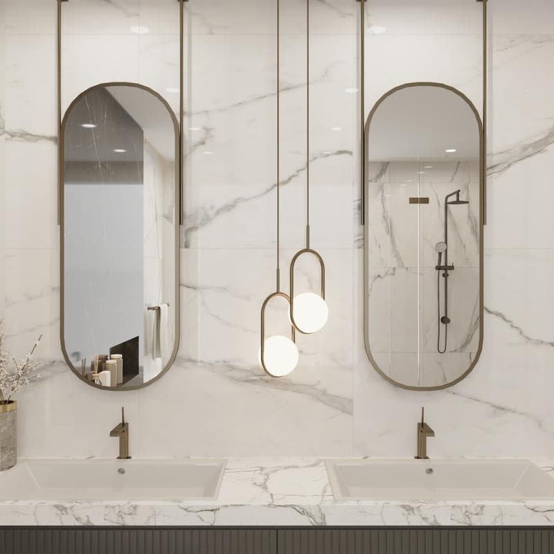 Bianco Venatino Polished 35x35 Rectified - Image 8