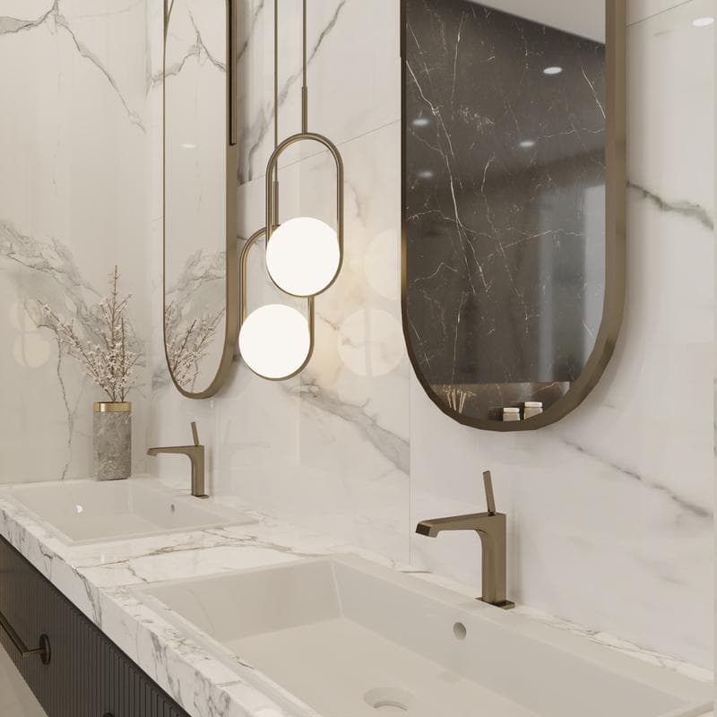 Bianco Venatino Polished 35x35 Rectified - Image 9