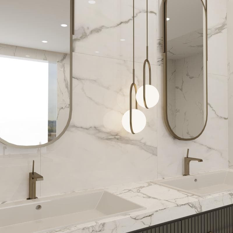 Bianco Venatino Polished 35x35 Rectified - Image 10