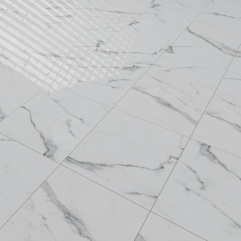 Bianco Venatino Polished 24x24 R - Image 5