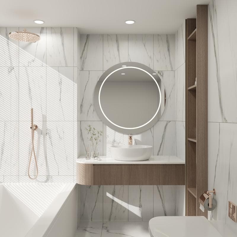 Bianco Venatino Unpolished 12x24 R - Image 2