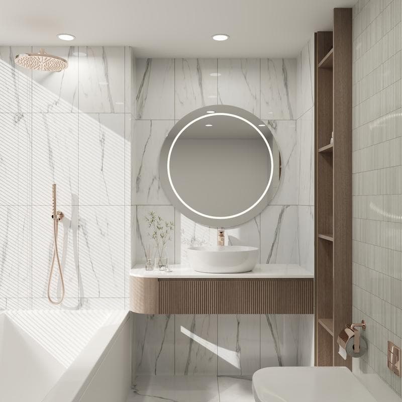 Bianco Venatino Polished 12x24 R - Image 6