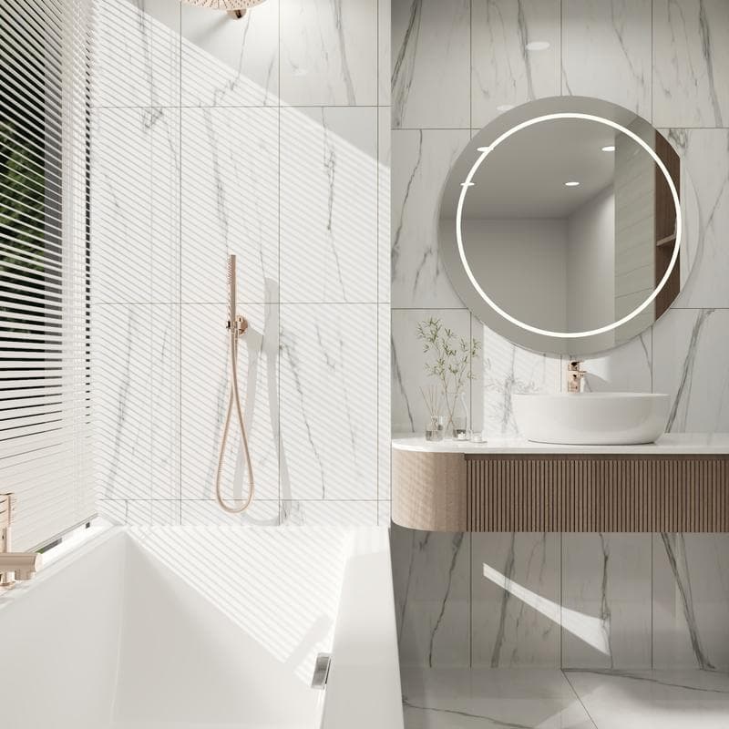 Bianco Venatino Polished 12x24 R - Image 9