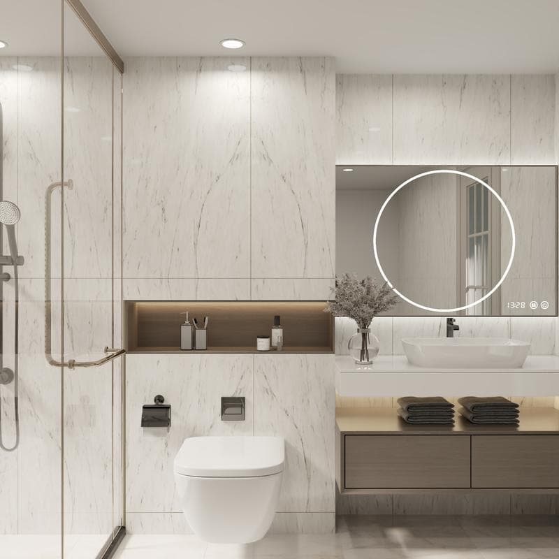 Jewels Mattia White Polished 24x48 R - Image 2