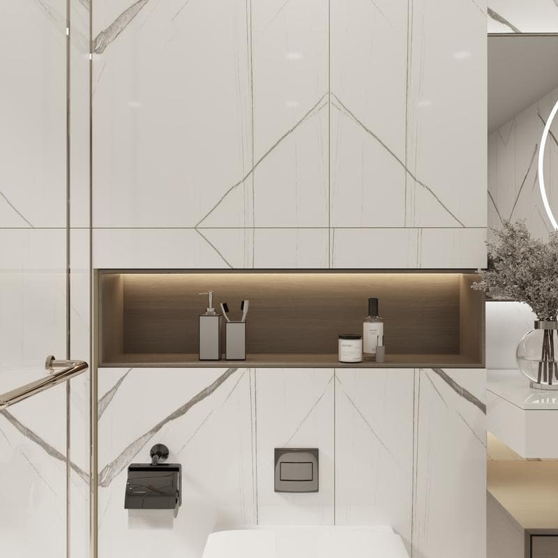 Jewels Laurent White Polished 24x48 R - Image 9