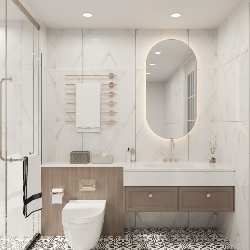 Jewels Vince White Polished 12x24 R - Image 2