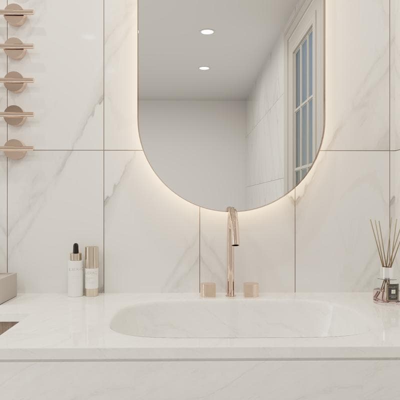 Jewels Vince White Polished 12x24 R - Image 7