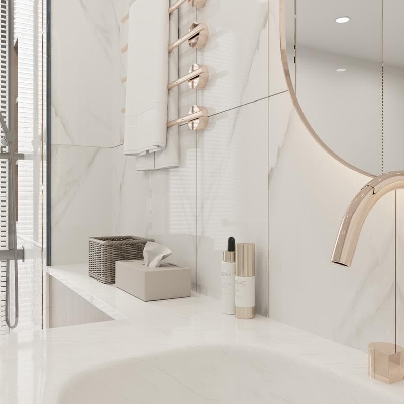 Jewels Vince White Polished 12x24 R - Image 9