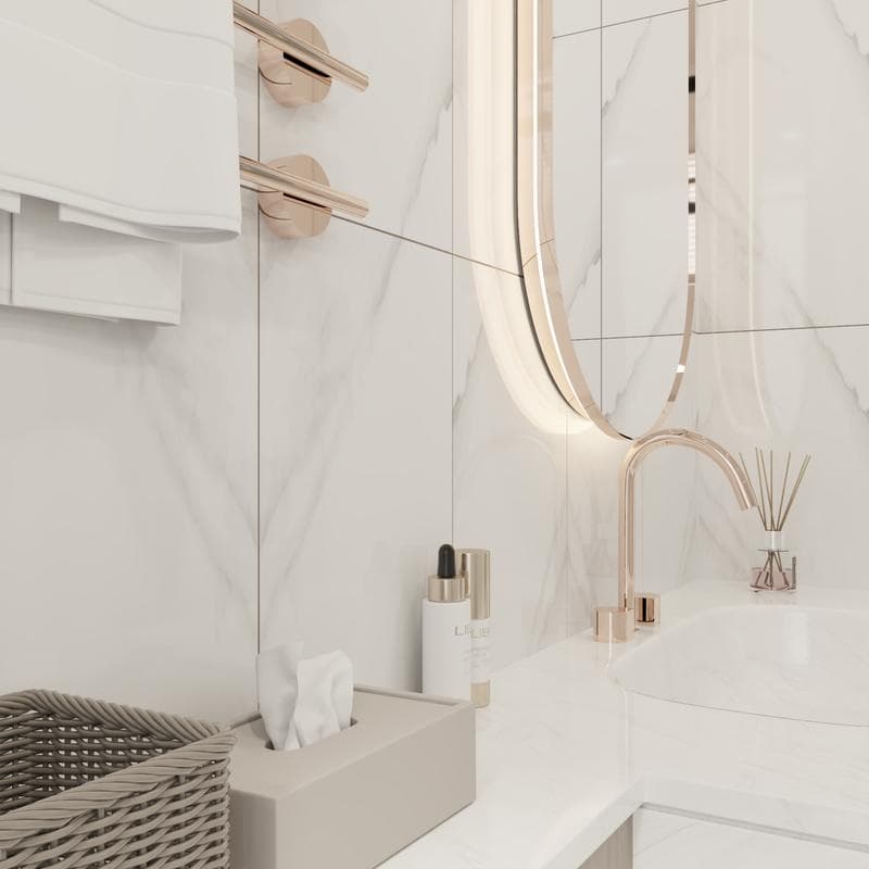 Jewels Vince White Polished 12x24 R - Image 10