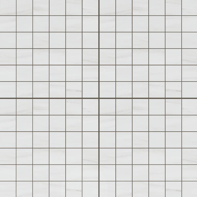 Lassa White Unpolished 13x13 Mosaic - Image 1