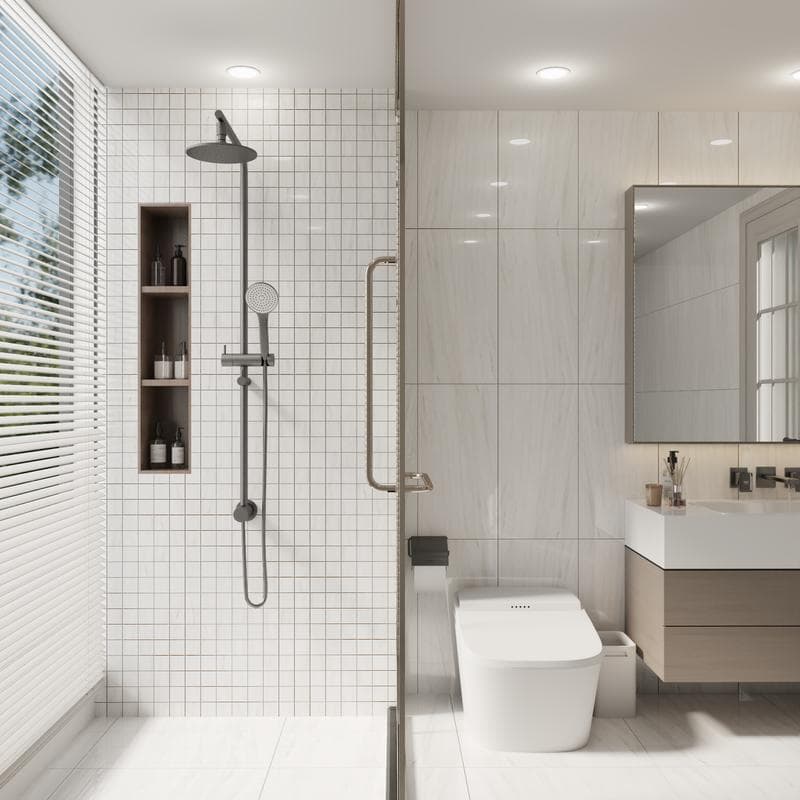 Lassa White Unpolished 13x13 Mosaic - Image 9