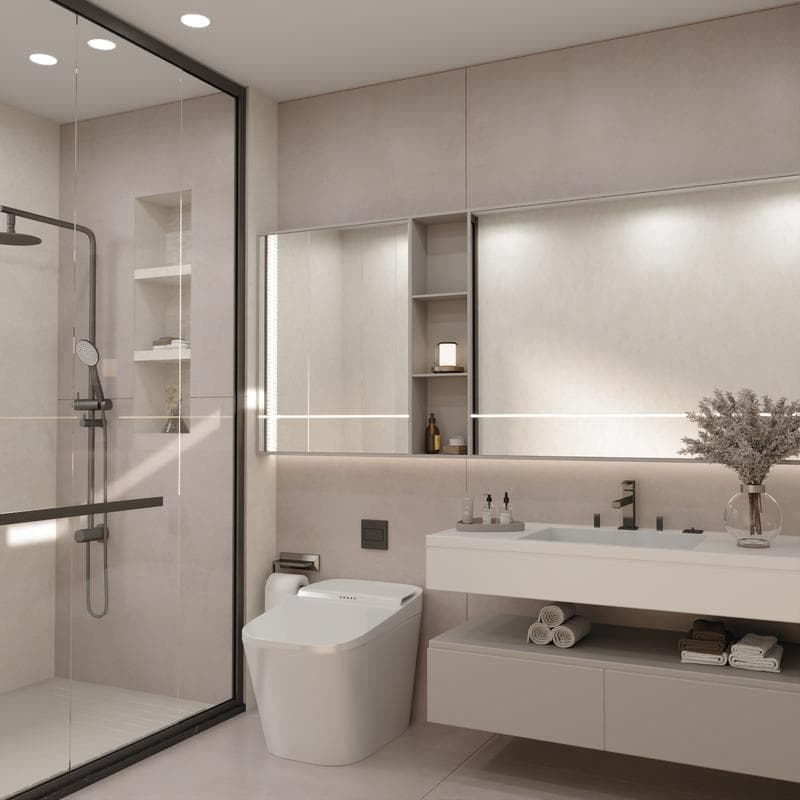 Slabs Concrete OFF White 48x48 R ABS - Image 7